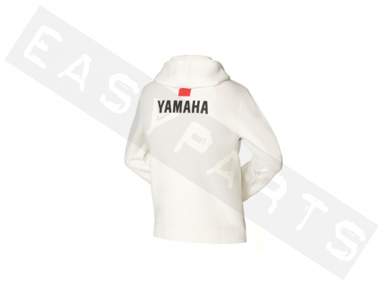 Yamaha Felpa con cappuccio YAMAHA 60th Anniversary Urris Bianco Uomo